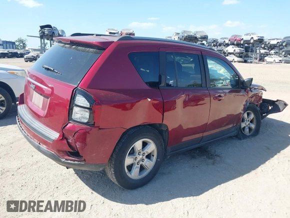 2017 Jeep Compass Sport SE с VIN 1C4NJCBA2HD166955, выставлен на аукционе IAAI как лот 42167650 с пробегом 72 813 миль миль и . История ставок и продаж доступна на DreamBid. Изображение 4.