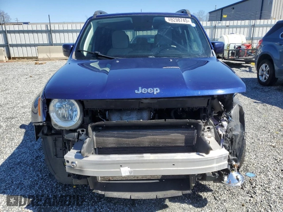 2018 Jeep Renegade Latitude with VIN ZACCJABB9JPH62821, listed as a Copart auction lot 49298745 with 93,646 mi miles and Salvage Title. Bid and sale history available at carsss.com. Image 5.
