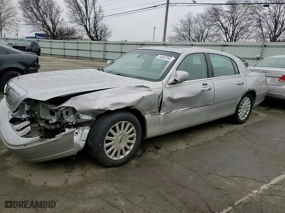 2003 Lincoln Town Car Signature with VIN 1LNHM82W63Y634731, listed as a Copart auction lot 44557045 with 145,541 mi miles and Salvage Title. Bid and sale history available at carsss.com. Image 11.
