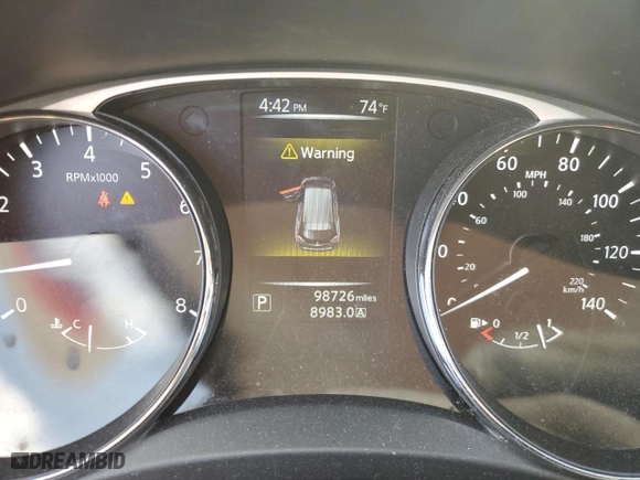 2016 Nissan Rogue SL with VIN 5N1AT2MT6GC785320, listed as a Copart auction lot 47467285 with 98,726 mi miles and Clean Title. Bid and sale history available at carsss.com. Image 9.
