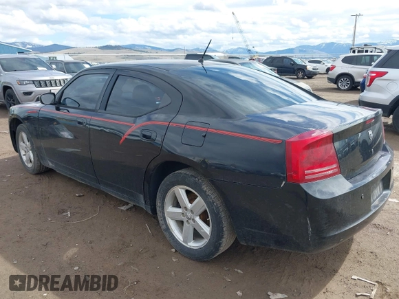 2008 Dodge Charger with VIN 2B3KA43R28H277586, listed as a IAAI auction lot 41881774 with 185,441 mi miles and . Bid and sale history available at carsss.com. Image 3.