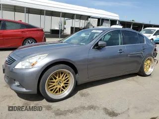 2012 Infiniti G37 Sedan Journey with VIN JN1CV6AP6CM626567, listed as a Copart auction lot 52966975 with 179,595 mi miles and Salvage Title. Bid and sale history available at carsss.com. Image 1.