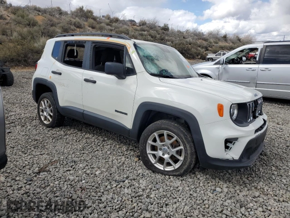 2019 Jeep Renegade Sport with VIN ZACNJBAB6KPJ96678, listed as a Copart auction lot 51792385 with Not provided miles and Salvage title. Bid and sale history available at DreamBid. Image 4.