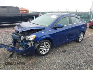 2013 Chevrolet Sonic LT with VIN 1G1JC5SH9D4251652, listed as a IAAI auction lot 41795018 with 45,268 mi miles and . Bid and sale history available at DreamBid. Image 2.