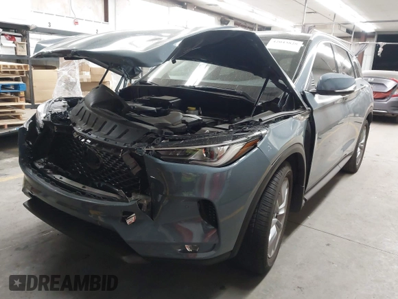 2022 Infiniti QX50 Essential with VIN 3PCAJ5CB6NF121488, listed as a IAAI auction lot 42043828 with 17,762 mi miles and . Bid and sale history available at DreamBid. Image 18.