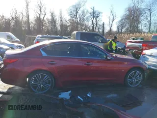 2014 Infiniti Q50 Sport with VIN JN1BV7AR5EM690783, listed as a IAAI auction lot 41024574 with 79,813 mi miles and . Bid and sale history available at DreamBid. Image 14.