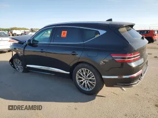 2025 Genesis GV80 Standard with VIN KMUHFESB6SU236741, listed as a Copart auction lot 53911785 with 1,203 mi miles and Salvage Title. Bid and sale history available at DreamBid. Image 2.