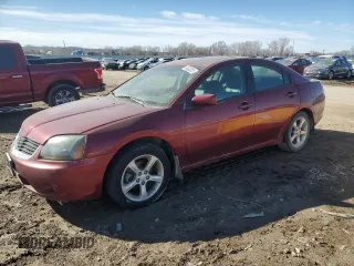 2007 Mitsubishi Galant GTS with VIN 4A3AB56S97E077254, listed as a Copart auction lot 46622325 with 206,331 mi miles and Salvage Title. Bid and sale history available at carsss.com. Image 1.