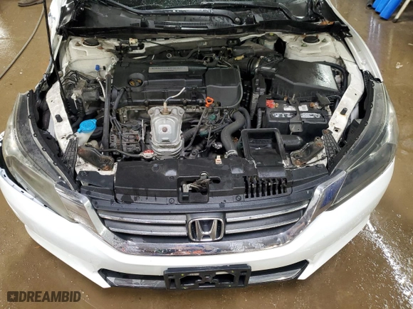 2014 Honda Accord Sedan LX with VIN 1HGCR2F35EA230555, listed as a Copart auction lot 48891345 with 91,671 mi miles and Salvage Title. Bid and sale history available at carsss.com. Image 11.