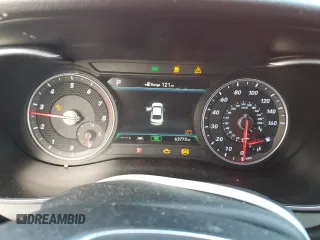 2019 Genesis G70 Advanced with VIN KMTG64LAXKU019564, listed as a Copart auction lot 84344554 with 63,773 mi miles and Salvage Title. Bid and sale history available at DreamBid. Image 9.