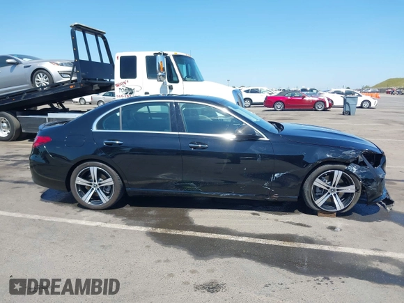 2022 Mercedes-Benz C 300 with VIN W1KAF4HB4NR011074, listed as a IAAI auction lot 42077950 with 16,438 mi miles and . Bid and sale history available at DreamBid. Image 14.