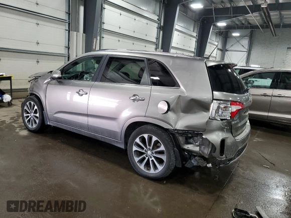 2014 Kia Sorento SX with VIN 5XYKWDA78EG477870, listed as a Copart auction lot 48253995 with 141,640 mi miles and Salvage Title. Bid and sale history available at carsss.com. Image 2.