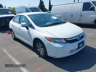 2012 Honda Civic LX с VIN 19XFB2F5XCE306217, выставлен на аукционе IAAI как лот 42476498 с пробегом 160 932 миль миль и . История ставок и продаж доступна на DreamBid. Изображение 1.