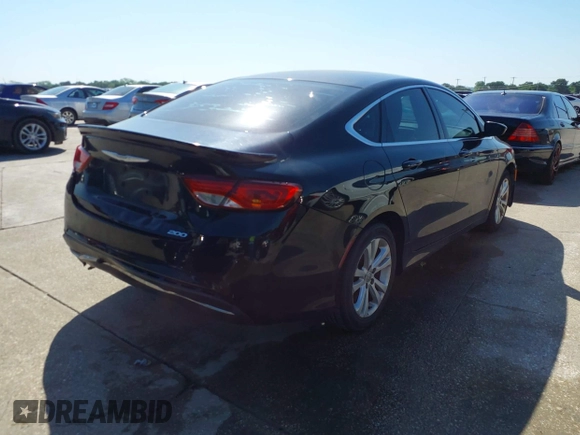 2015 Chrysler 200 Limited with VIN 1C3CCCABXFN706446, listed as a IAAI auction lot 42090717 with 122,436 mi miles and . Bid and sale history available at DreamBid. Image 4.