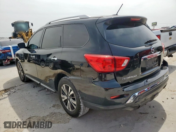 2018 Nissan Pathfinder SV with VIN 5N1DR2MM9JC605775, listed as a Copart auction lot 57074025 with 157,760 mi miles and Salvage title. Bid and sale history available at DreamBid. Image 2.