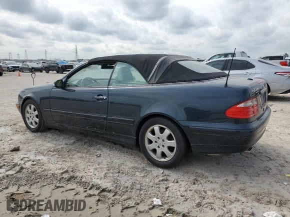 2002 Mercedes-Benz CLK with VIN WDBLK65G32T114364, listed as a Copart auction lot 54966935 with Not Provided miles and Clean Title. Bid and sale history available at carsss.com. Image 2.