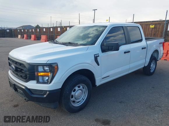 2023 Ford F-150 XL with VIN 1FTFW1ED9PFC02465, listed as a IAAI auction lot 41715526 with 21,343 mi miles. Bid and sale history available at carsss.com. Image 17.