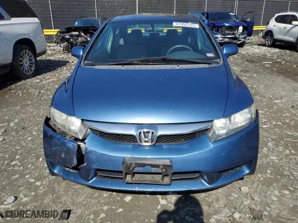 2010 Honda Civic Sdn EX with VIN 19XFA1F8XAE040640, listed as a Copart auction lot 51353125 with 94,156 mi miles and Salvage Title. Bid and sale history available at carsss.com. Image 5.