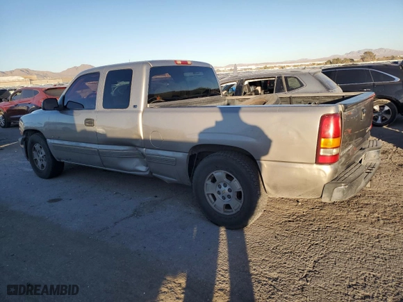 1999 Chevrolet Silverado 1500 LS with VIN 2GCEC19T5X1205537, listed as a Copart auction lot 89138185 with 216,625 mi miles and Clean Title. Bid and sale history available at carsss.com. Image 2.