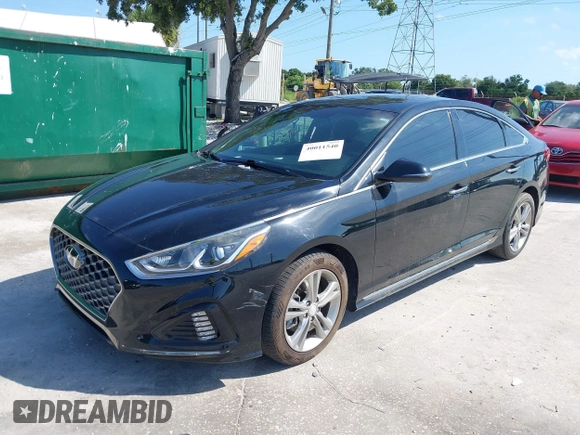 2018 Hyundai Sonata SEL with VIN 5NPE34AFXJH653446, listed as a IAAI auction lot 40011540 with 81,774 mi miles and . Bid and sale history available at DreamBid. Image 19.