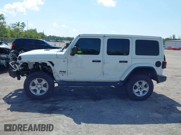 2020 Jeep Wrangler Unlimited Sahara с VIN 1C4HJXEN1LW104950, выставлен на аукционе IAAI как лот 42278650 с пробегом 40 638 миль миль и . История ставок и продаж доступна на DreamBid. Изображение 15.