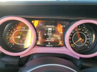 2023 Jeep Wrangler Sport S with VIN 1C4HJXDG5PW615926, listed as a Copart auction lot 84765684 with 23,333 mi miles and Salvage Title. Bid and sale history available at DreamBid. Image 9.