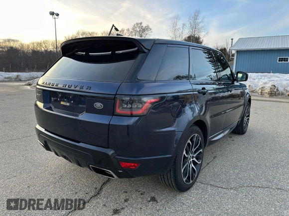2019 Land Rover Range Rover Sport HSE Dynamic with VIN SALWV2SV2KA837855, listed as a Copart auction lot 47778395 with 124,107 mi miles and Clean Title. Bid and sale history available at carsss.com. Image 4.