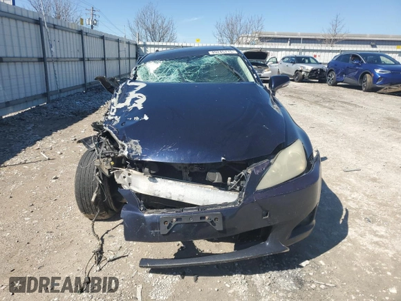 2009 Lexus IS with VIN JTHCK262395033312, listed as a Copart auction lot 49245715 with 220,644 mi miles and Salvage Title. Bid and sale history available at carsss.com. Image 5.