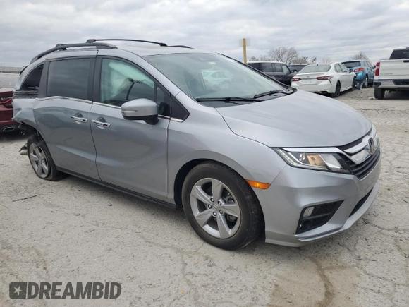 2019 Honda Odyssey EX-L z VIN 5FNRL6H73KB121127, wystawiony jako Copart lot #53118835 z przebiegiem 87 261 mil mil oraz Szkoda całkowita • Salvage title. Historia ofert i sprzedaży dostępna na DreamBid. Obrazek 4.