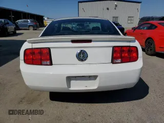 2007 Ford Mustang Deluxe with VIN 1ZVFT80N875283866, listed as a Copart auction lot 50806135 with 99,858 mi miles and Salvage Title. Bid and sale history available at carsss.com. Image 6.