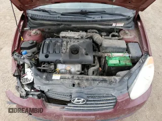 2010 Hyundai Accent GLS with VIN KMHCN4AC6AU526721, listed as a Copart auction lot 44335745 with 134,353 mi miles and Clean Title. Bid and sale history available at carsss.com. Image 11.