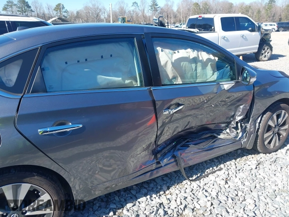 2018 Nissan Sentra SV with VIN 3N1AB7AP5JY253554, listed as a IAAI auction lot 41256748 with 65,994 mi miles. Bid and sale history available at carsss.com. Image 6.