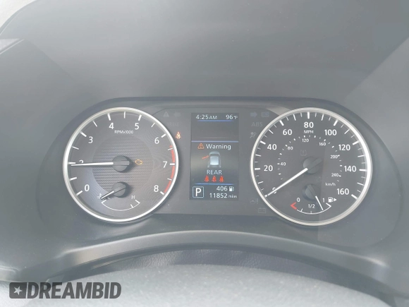 2024 Nissan Sentra S with VIN 3N1AB8BV7RY390221, listed as a IAAI auction lot 41944821 with 11,852 mi miles and . Bid and sale history available at DreamBid. Image 7.