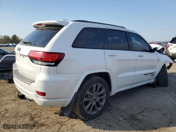 2016 Jeep Grand Cherokee Limited 75th Anniversary with VIN 1C4RJFBG5GC463603, listed as a Copart auction lot 50535785 with 125,259 mi miles and Salvage Title. Bid and sale history available at carsss.com. Image 3.
