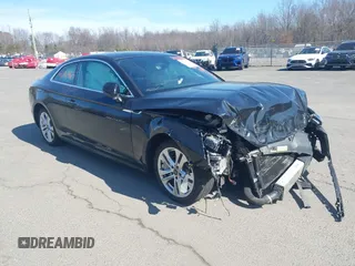 2018 Audi A5 Premium Plus with VIN WAUPNAF5XJA009418, listed as a IAAI auction lot 41630965 with 48,960 mi miles and . Bid and sale history available at DreamBid. Image 1.