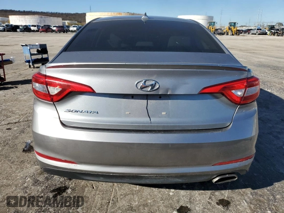 2015 Hyundai Sonata 2.4L SE with VIN 5NPE24AF1FH004404, listed as a Copart auction lot 80731414 with 116,822 mi miles and Salvage Title. Bid and sale history available at carsss.com. Image 6.