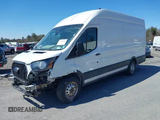 2023 Ford Transit Cargo with VIN 1FTBR3U8XPKA40245, listed as a IAAI auction lot 41878925 with 80,306 mi miles and . Bid and sale history available at DreamBid. Image 17.