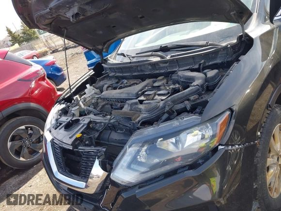2017 Nissan Rogue SV with VIN KNMAT2MV1HP575899, listed as a IAAI auction lot 41807777 with 165,638 mi miles. Bid and sale history available at carsss.com. Image 10.