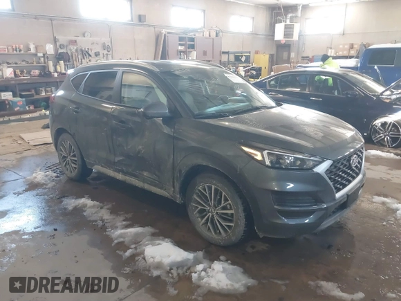 2019 Hyundai Tucson Ultimate with VIN KM8J3CAL0KU063161, listed as a IAAI auction lot 41606894 with 56,037 mi miles. Bid and sale history available at carsss.com. Image 1.