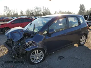 2008 Honda Fit Sport with VIN JHMGD37648S011063, listed as a Copart auction lot 43154495 with 181,395 mi miles and Salvage Title. Bid and sale history available at carsss.com. Image 1.