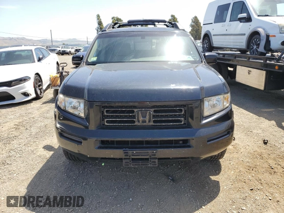 2006 Honda Ridgeline RTL with VIN 2HJYK16596H566552, listed as a Copart auction lot 57516525 with 192,023 mi miles and Salvage Title. Bid and sale history available at DreamBid. Image 5.