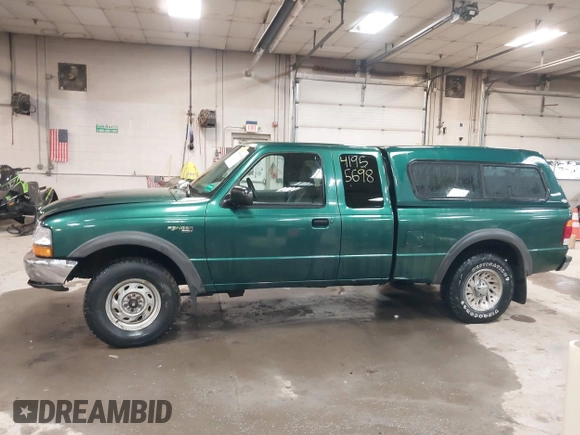 1999 Ford Ranger XL with VIN 1FTZR15V3XTA98120, listed as a IAAI auction lot 41955698 with 197,733 mi miles. Bid and sale history available at carsss.com. Image 12.