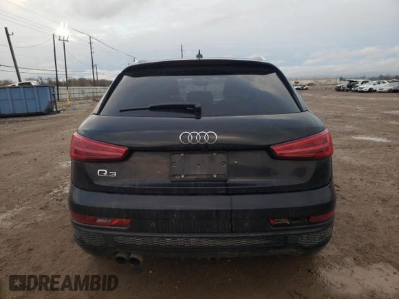 2018 Audi Q3 Premium with VIN WA1BCCFS8JR030946, listed as a Copart auction lot 40593203 with 56,242 mi miles. Bid and sale history available at carsss.com. Image 6.