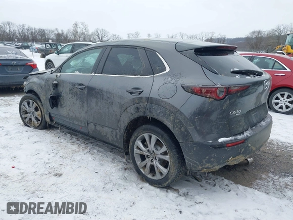 2020 Mazda CX-30 Select Package with VIN 3MVDMBCLXLM108553, listed as a IAAI auction lot 41638863 with 129 mi miles. Bid and sale history available at carsss.com. Image 3.