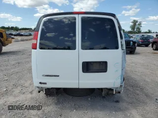 2013 Chevrolet Express Passenger LT with VIN 1GAZG1FG9D1189947, listed as a Copart auction lot 54183165 with 84,745 mi miles and Salvage title. Bid and sale history available at DreamBid. Image 6.