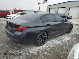 2021 BMW 5 Series 540i with VIN WBA53BJ04MCF43184, listed as a Copart auction lot 45384945 with 48,290 mi miles and Salvage Title. Bid and sale history available at DreamBid. Image 3.