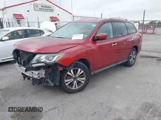 2017 Nissan Pathfinder S with VIN 5N1DR2MNXHC696400, listed as a IAAI auction lot 41968662 with 129,107 mi miles and . Bid and sale history available at DreamBid. Image 2.