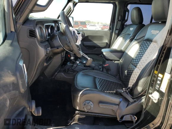 2022 Jeep Wrangler Unlimited Sport with VIN 1C4HJXDG4NW206622, listed as a Copart auction lot 47971005 with 62,240 mi miles and Salvage Title. Bid and sale history available at DreamBid. Image 7.