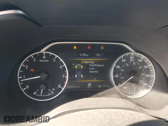 2017 Nissan Maxima SV with VIN 1N4AA6AP5HC418294, listed as a Copart auction lot 50572515 with 67,603 mi miles and Salvage Title. Bid and sale history available at DreamBid. Image 9.