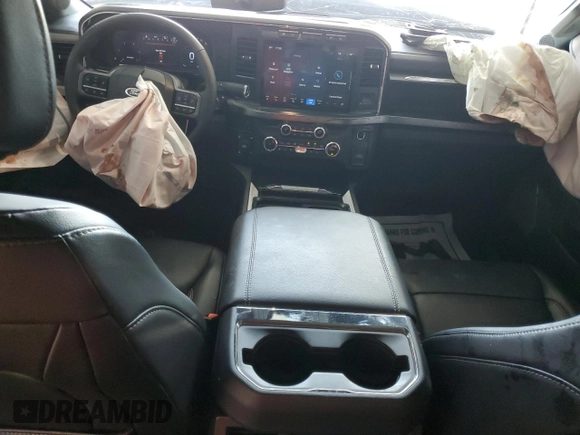 2024 Ford F-250 XL with VIN 1FT8W2BT4REF94743, listed as a Copart auction lot 59032215 with 6,661 mi miles and Salvage title. Bid and sale history available at DreamBid. Image 8.
